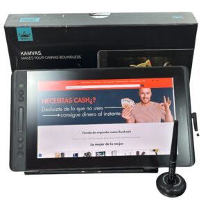 TABLETA GRAFICA HUION KAMVAS PRO 13 CON LAPIZ + CAJA