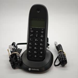 TELEFONO INALAMBRICO MOTORLA C1001CB CON BATERIAS Y CARGADOR A ESTRENAR