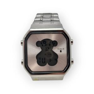 RELOJ TOUS D-BEAR SQ + CAJA + ESLABONES