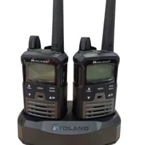 WALKIE PAREJA MIDLAND XT70 PRO + ACC + BASE