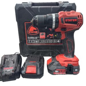 ATORNILLADOR A BATERIA STAYER PBL COMPACT L20 + 2 BAT + CARGADOR + CAJA