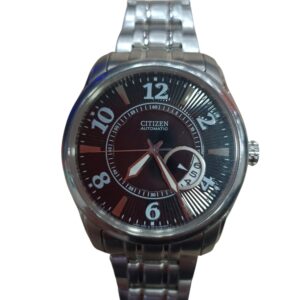 RELOJ AUTOMATICO CITIZEN 8210-S059607 ESFERA NEGRA ACERO