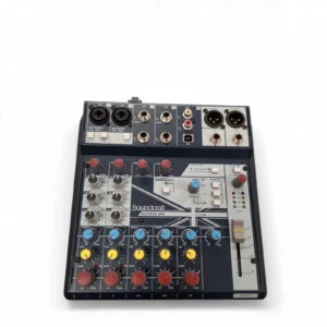 MESA DE MEZCLAS SOUNDCRAFT NOTEPAD 8 FX CONSOLA ANALÓGICA E/S USB Y EFECTOS + CAJA + CABLES