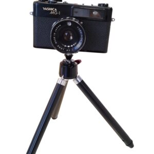 CAMARA FOTOGRAFICA YASHICA MG-1 + 2 LENTES ADA TELEPHOTO S-VI (DECORATIVA) + TRIPODE