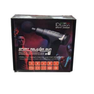 PISTOLA DE MASAJE ID ITALIAN SPORT RELAXER GUN X6 A ESTRENAR