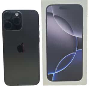 IPHONE 16 PRO MAX BLACK TITANIUM 512GB BATERIA 96% + CAJA