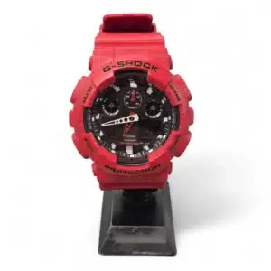 RELOJ GSHOCK GA-100B ROJO