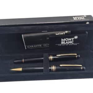 BOLIGRAFO Y PORTAMINAS MONTBLANC MEISTERTRUCK + GARANTIA + ESTUCHE + CAJA