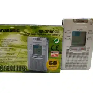 GRABADORA PANASONIC RR-QR80 + CAJA