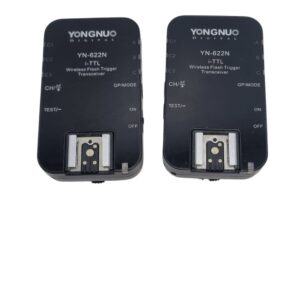 PAREJA DISPARADORES TRANSMISOR DE FLASH NIKON YONGNUO YN622N II 2.4G I-TTL