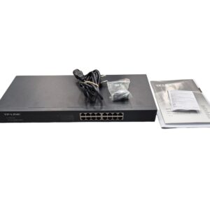 SWITCH TP-LINK TL-SG1016 16 PUERTOS 32GB + CABLE