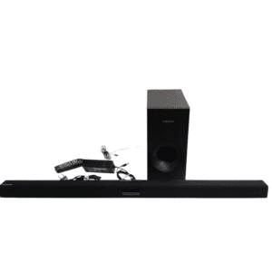 BARRA DE SONIDO SAMSUNG HW-H355+SUBWOOFER SAMSUNG, MANDO Y CABLE DE CORRIENTE