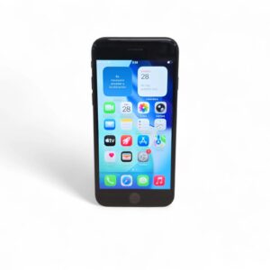 IPHONE SE A2296 64GB 2DA GEN BATERIA 94% NEGRO + FUNDA