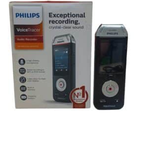 GRABADORA PHILIPS VOICE TRACER DVT2110 + CAJA