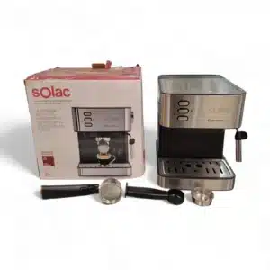 CAFETERA SOLAC ESPRESSO 20BAR CE4481+CAJA Y ACCESORIOS