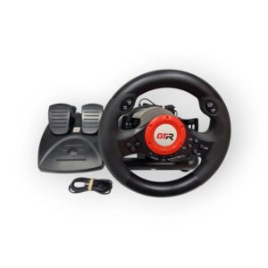 VOLANTE GTR + PEDALES PARA PS4-PS5-XBOX