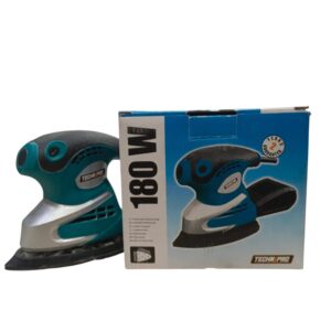 LIJADORA TRIANGULAR TECHPRO 180W + CAJA + ACC