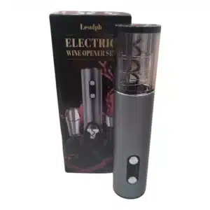 SACACORCHOS ELÉCTRICO RECARGABLE INOX LESOLPH ABRIDOR VINO *A ESTRENAR