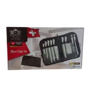 JUEGO DE 10 CUCHILLOS SWISS EXCELLENCE DS-K10 + MALETIN *A ESTRENAR*