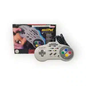 MANDO ASCII PARA SUPER NINTENDO + CAJA