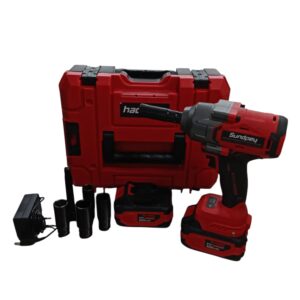 LLAVE DE IMPACTO SUNDPEY 1400NM CON 2 BATERIAS + CARGADOR CON MALETIN