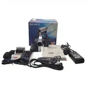 VIDEOCAMARA SONY MEGA PIXEL HANDYCAM DCR-TRV33E (DECORATIVA)+ CAJA + CARGADOR + ACC