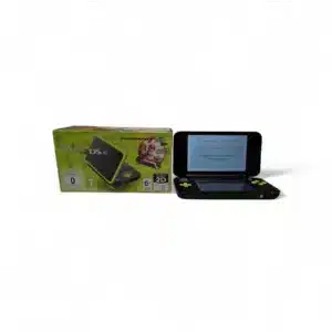 NEW NINTENDO 2DS XL NEGRA/VERDE + CAJA + CARGADOR