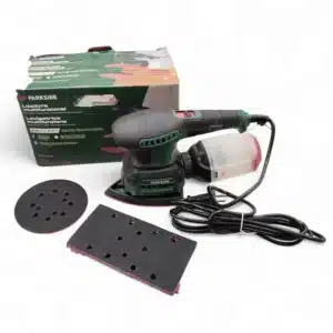 LIJADORA MULTIFUNCIONAL PARKSIDE 200W + ACCESORIOS + CAJA