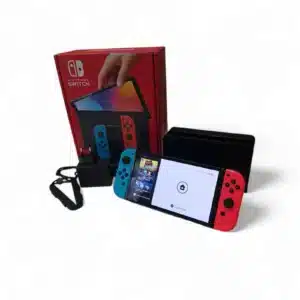 VIDEOCONSOLA NINTENDO SWITCH OLED + ACCESORIOS + CAJA