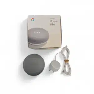 GOOGLE HOME MINI H0A+CAJA +CARGADOR