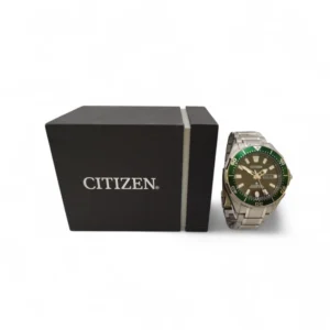 RELOJ CITIZEN TITANIO AUTOMATICO PROMASTER VISEL VERDE + CAJA