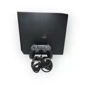 CONSOLA SONY PS4 PRO 1TB + MANDO + CABLES (FALTA TAPA DISCO DURO)