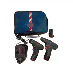 SET DE ATORNILLADOR Y TALADRO BOSCH GSR 10.8 V PROFESSIONAL + CARGADOR + FUNDA
