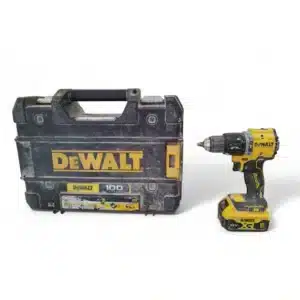 TALADRO PERCUTOR DEWALT DCD100Y + CARGADOR + BATERÍA 18V 5AH + MALETIN