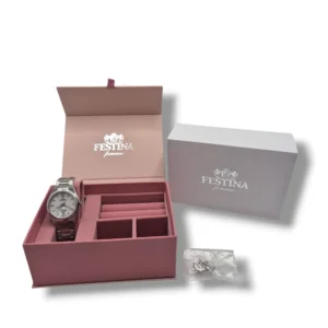 RELOJ FESTINA F20052 PARA CHICA CORREA METALICA + CAJA + ESLABONES