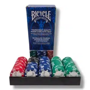 SET DE FICHAS PARA POKER BICYCLE 100 FICHAS