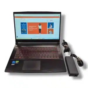 PORTATIL MSI THIN GF63 12UDX I5-12450H / 512GB / RAM 16GB  RTX 3050 WIN 11  + CARGADOR COMPATIBLE
