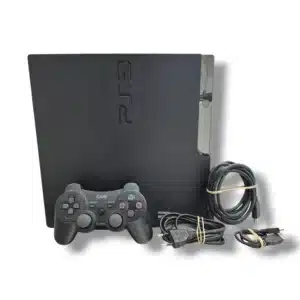 CONSOLA SONY PS3 SLIM 160GB NEGRO + CABLES + MANDO COMPATIBLE