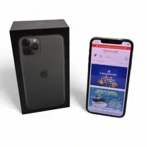 MOVIL IPHONE 11 PRO 64GB SALUD DE BATERIA 100% GRIS + CAJA
