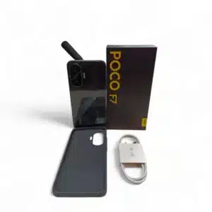 MOVIL POCO F7 NEGRO 12GB 512GB + FUNDA + ACC + CAJA