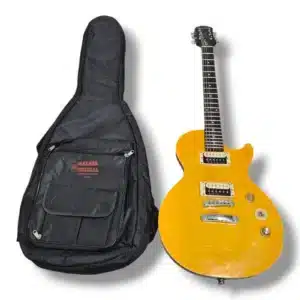 GUITARRA ELECTRICA EPIPHONE LES PAUL SPECIAL II AMARILLA + FUNDA -GOLPE EN LATERAL-