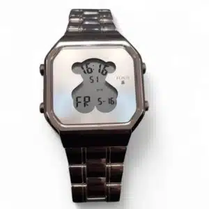 RELOJ TOUS DIGITAL D-BEAR MINI PLATEADO 3000016400