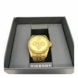 RELOJ VICEROY DORADO 432210 CON CAJA