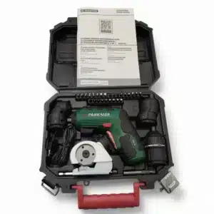 ATORNILLADORA DE BATERIA PARKSIDE PAS D5+MALETIN, CARGADOR Y ACCESORIOS