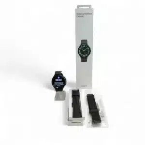 SMARTWACH SAMSUNG GALAXY WATCH 6 CLASSIC NEGRO 47MM LTE+ CAJA + CARGADOR + CORREAS