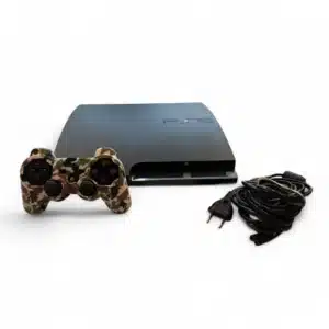 CONSOLA SONY PS3 SLIM 500GB CON CABLES Y MANDO