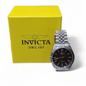RELOJ INVICTA 47482 CORREA Y ESFERA PLATEADA + CAJA