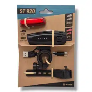 LUZ DELANTERA/TRASERA DECATHLON ST920 300LM/25LM  * A ESTRENAR*