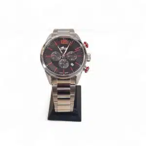 RELOJ LOTUS 18688 NEGRO/ROJO+CAJA