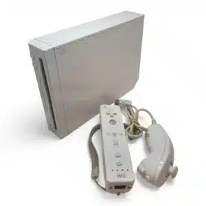 CONSOLA NINTENDO WII RVL-101 + MANDO + NUNCHUCK + CABLES